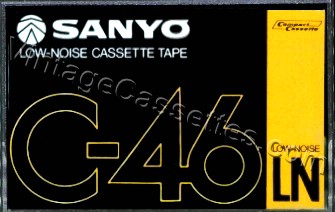 Sanyo Sanyo LN C-46 1978–83 Type I Cassette Tape