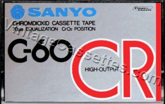 Sanyo Sanyo CR 1978–83 Type II Cassette Tape