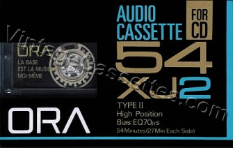 Sanyo Sanyo ORA XJ2 1992–94 Type II Cassette Tape