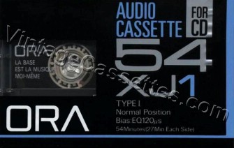 Sanyo Sanyo ORA XJ1 1992–94 Type I Cassette Tape
