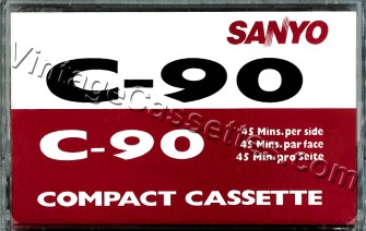 Sanyo Sanyo C-90 Type I 1995 Type I Cassette Tape