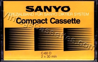 Sanyo Sanyo Dictation C-60 Type I Eastern Europe? 1978–83 Type I Cassette Tape