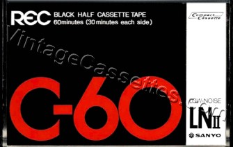 Sanyo Sanyo LNII C-60 1979–83 Type I Cassette Tape