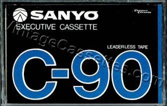Sanyo Sanyo Executive Cassette C-90 Type I 1978–83 Type I Cassette Tape