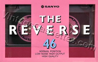 Sanyo Sanyo The Reverse Pink 1986–91 Type I Cassette Tape