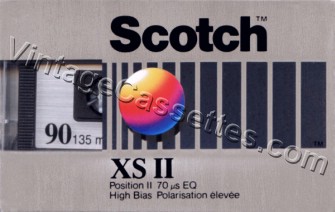 Scotch Scotch XSII 1987–89 Type II Cassette Tape