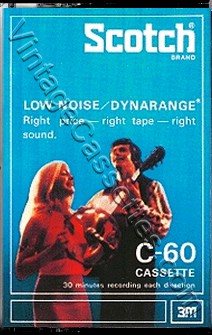 Scotch Scotch Dynarange 1973–74 Type I Cassette Tape