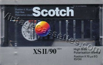 Scotch Scotch XSII 1990–93 Type II Cassette Tape