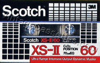 Scotch Scotch XS-II 1982–86 Type II Cassette Tape