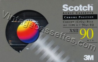 Scotch Scotch XSII 1993–96 Type II Cassette Tape