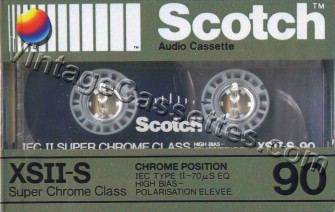 Scotch Scotch XSII-S 1990–93 Type II Cassette Tape