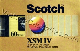 Scotch Scotch XSMIV 1987–89 Type IV Cassette Tape