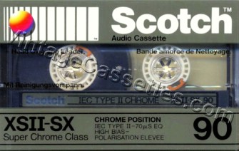 Scotch Scotch XSII-SX 1990–93 Type II Cassette Tape