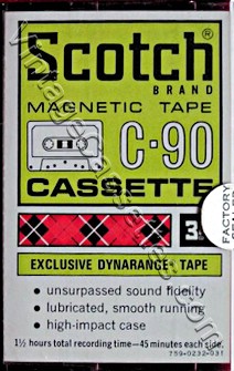 Scotch Scotch Dynarange C-90 1970 Type I Cassette Tape