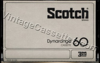 Scotch Scotch Dynarange 1977–78 Type I Cassette Tape