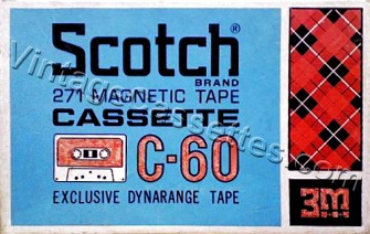 Scotch Scotch Dynarange 271 C-60 1969–70 Type I Cassette Tape