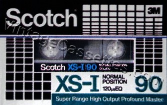 Scotch Scotch XS-I 1982–86 Type I Cassette Tape