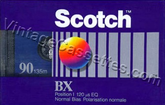 Scotch Scotch BX 1987–89 Type I Cassette Tape