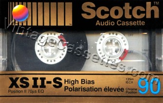 Scotch Scotch XSII-S 1990–93 Type II Cassette Tape