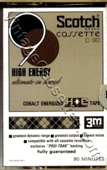 Scotch Scotch High Energy 1971–73 Type I Cassette Tape