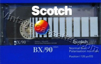 Scotch Scotch BX 1990–93 Type I Cassette Tape