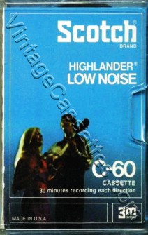 Scotch Scotch Highlander 1975–76 Type I Cassette Tape