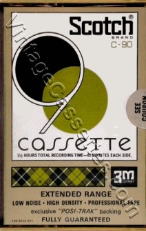 Scotch Scotch High Density 1971–73 Type I Cassette Tape