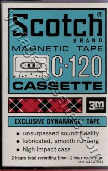 Scotch Scotch Dynarange C-120 1970 Type I Cassette Tape