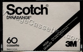 Scotch Scotch Dynarange 1979–81 Type I Cassette Tape