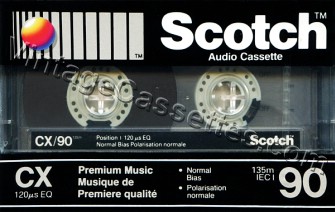 Scotch Scotch CX 1990–93 Type I Cassette Tape