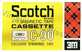 Scotch Scotch Dynarange 272 C-90 1969–70 Type I Cassette Tape