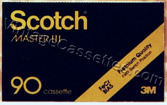 Scotch Scotch Master III 1979–81 Type III Cassette Tape