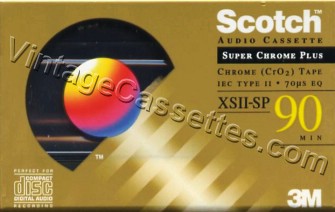 Scotch Scotch XSII-SP 1993–96 Type II Cassette Tape