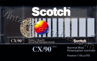 Scotch Scotch CX 1990–93 Type I Cassette Tape