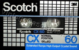 Scotch Scotch CX 1982–86 Type I Cassette Tape