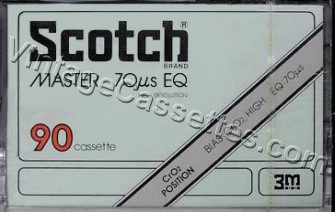 Scotch Scotch Master 70 1977–78 Type II Cassette Tape