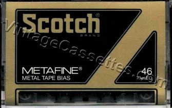 Scotch Scotch Metafine 1979–81 Type IV Cassette Tape