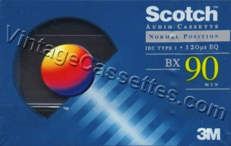 Scotch Scotch BX 1993–96 Type I Cassette Tape