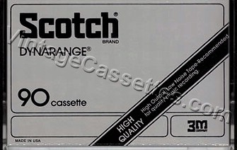 Scotch Scotch Dynarange 1979–81 Type I Cassette Tape