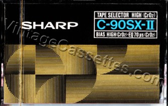 Sharp Sharp SX-II Type II 1981–84 Type II Cassette Tape