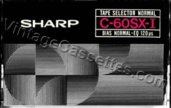 Sharp Sharp SX-I 1981–84 Type I Cassette Tape