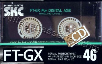 SKC/SMAT SKC FT-GX Type I 1987–88 Type I Cassette Tape