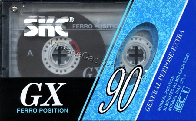 SKC/SMAT SKC GX Type I 1992–94 Type I Cassette Tape