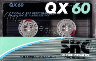 SKC/SMAT SKC QX Type II 1987–89 Type II Cassette Tape