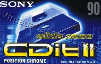 Sony SONY CDit II 1998–99 Type II Cassette Tape