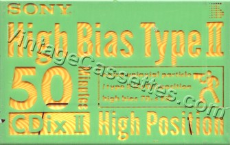 Sony SONY Cdix II 1991 Type II Cassette Tape