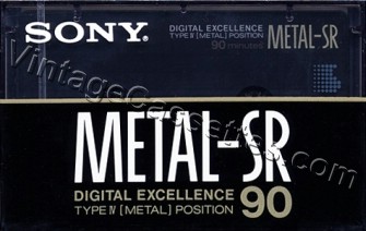 Sony SONY METAL-SR 1989 Type IV Cassette Tape