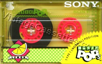 Sony SONY Music POPs Type I Lemon 1985 Type I Cassette Tape