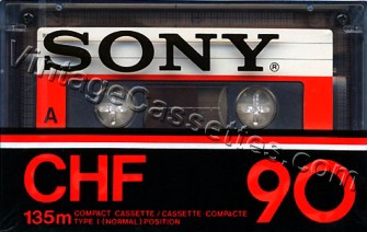 Sony SONY CHF 1978–81 Type I Cassette Tape
