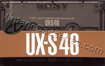 Sony SONY UX-S 1989 Type II Cassette Tape